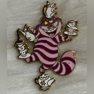 Disney Cheshire Cat Mad Tea Party Pin from Alice in Wonderland 2007